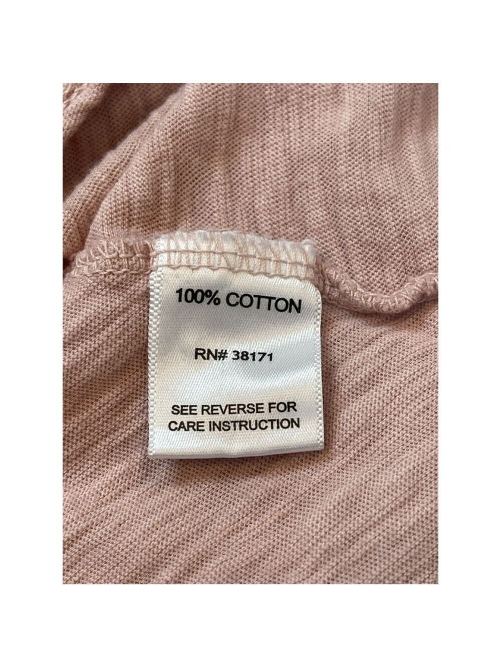 NYTT distressed sleeveless asymmetrical t-shirt top pink Sz XS - Picture 10 of 10